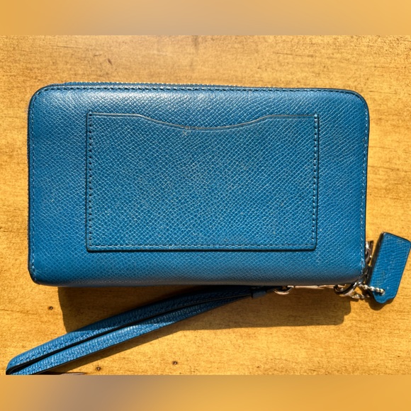 Blue Coach Wallet - Picture 2 of 5